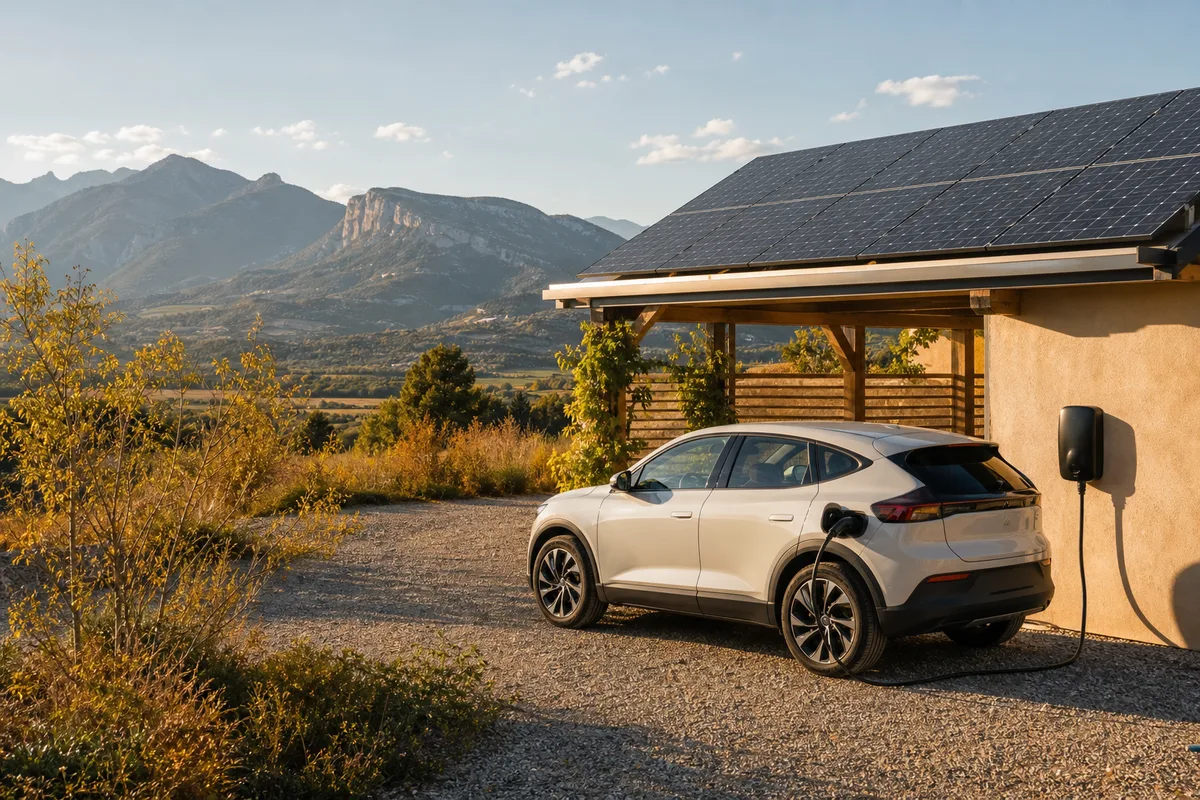 Recharge de voiture électrique à Tallard : rouler au soleil de la vallée de la Durance au sud de Gap