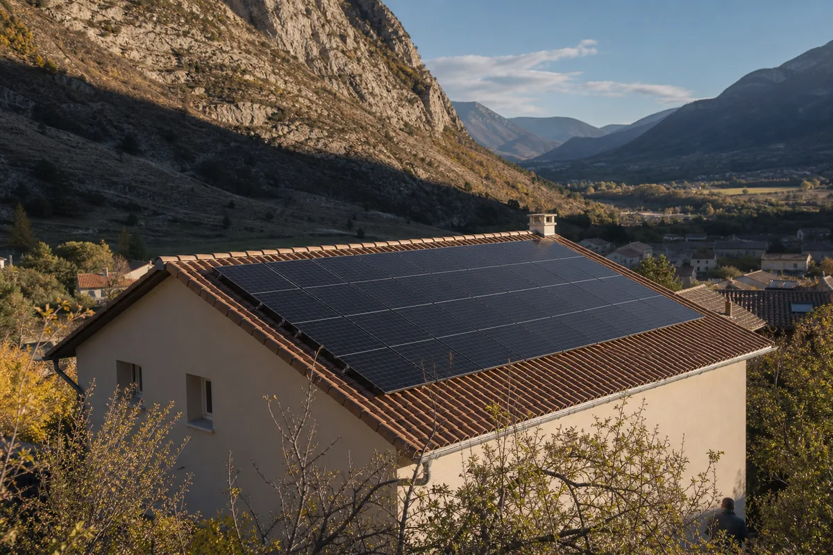 Panneau solaire Lettret (05130) : installation photovoltaïque